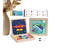 Puzzle a | Giocattolo Da Tavolo In Legno Per Logica E Ragionamento,Gioco Tangram Puzzle,Per Bambini Ragazzi Ragazze Giovani E Scuole Viaggi