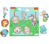 Puzzle a incastri in legno FISHER-PRICE con pomelli, 5 pezzi