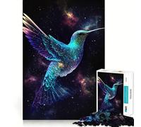 Puzzle a incastro "Colibrì spaziale" per adulti, 1000 pezzi, stimola la memoria, gioco di gruppo, assemblaggio, sorpresa natalizia (38x52cm)