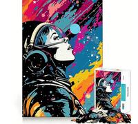 Puzzle a incastro Pop Art "Space Collage" per adulti, 1000 pezzi, rompicapo per la casa, tempo libero, assemblaggio di immagini, regalo di compleanno (38x52cm)
