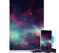 Puzzle a incastro "Space Collage Colorful Sky" per ragazzi, 1000 pezzi, gioco di logica, lento e divertente, taglio perfetto, sorpresa di compleanno (38x52cm)