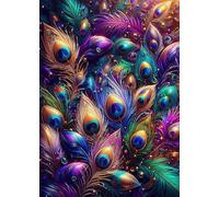 Puzzle a molla per adulti, 1000 pezzi, puzzle a molla deepavali, impossibili puzzle da 1000 pezzi, decorazione da parete per casa, 50 x 70 cm