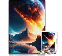 Puzzle a mosaico celeste da 1000 pezzi per adolescenti, gioco divertente per lo sviluppo cognitivo, regalo speciale per una celebrazione premurosa, dimensioni 38x26cm