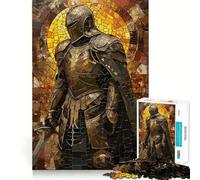 Puzzle a mosaico Paladino Guerriero per ragazzi, 1000 pezzi, gioco di logica stimolante, silenzioso, con bordi netti, regalo elegante (38x52cm)