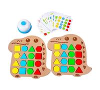 Puzzle a multipla, puzzle a di legno | Cartoon Animal Design Geometry Logic Game Stem,Sarente educativa a e colore per bambini ragazzi e ragazze di 3 anni