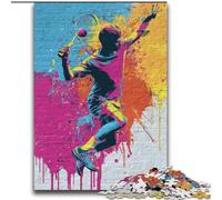 Puzzle a olio con pittura a tennis per adolescenti, 2000 pezzi, gioco stimolante e gioco educativo per famiglie, per compleanni e Natale (70x100cm)