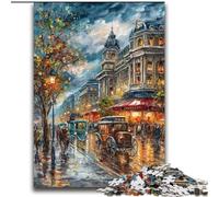 Puzzle a olio della Torre Eiffel per adolescenti, 2000 pezzi, gioco stimolante e interazione tra genitori e figli (70x100cm)