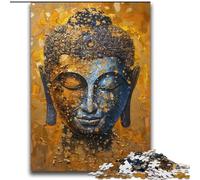 Puzzle a olio di Buddha per adulti, 2000 pezzi, antistress, per ammazzare il tempo in vacanza, per migliorare l'amore tra coppie (70x100cm)