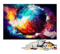 Puzzle a olio di pallavolo per adulti, 1000 pezzi, puzzle in cartone, rompicapo impegnativo per adolescenti, divertimento per serate di gioco in famiglia, 26X38CM/10,23x14,96 pollici.