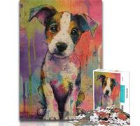 Puzzle a olio raffigurante un cucciolo per adolescenti, 1000 pezzi, giochi divertenti: ogni pezzo è unico, un gioco stimolante e divertente per tutta la famiglia (38x26cm)