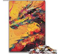 Puzzle a olio raffigurante un drago cinese per adulti, 2000 pezzi, modello da assemblare, ideale come regalo per tutta la famiglia, adatto per bambini di età compresa tra 14 e 70 anni (70x100cm)