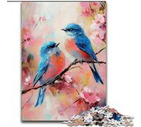 Puzzle a olio raffigurante un passero, 1000 pezzi, per adulti, regalo per 14+ anni, allena il tuo cervello e le tue mani, gioco di Natale (50x75cm)