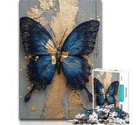 Puzzle a olio raffigurante una farfalla per adulti, 1000 pezzi, gioco stimolante e gioco per famiglie, ideale come regalo per tutta la famiglia, 50x75cm