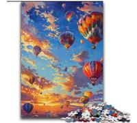 Puzzle a olio raffigurante una mongolfiera per adulti e ragazzi, 2000 pezzi, adatto per bambini dai 14 anni in su, ideale come regalo per tutta la famiglia (70x100cm)