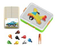 Puzzle A Pioli Giocattoli Didattici 3D Con Chiodini A Fungo Per La