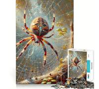 Puzzle a ragnatela per adulti, 1000 pezzi, gioco di logica mentale, delicato, rilassante, taglio deciso, lista dei desideri di Babbo Natale 50x75cm