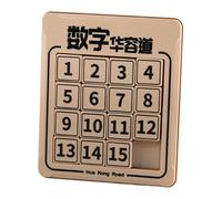 Puzzle a scorrimento con combinazione - Gioco di strada digitale Huarong con magnetica ABS, giocattolo educativo per bambini e adulti, puzzle di per viaggi a casa, 4,8 x 0,55