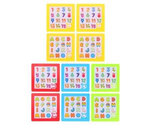 Puzzle a scorrimento numerico,10 Pezzi Rompicapo Scorrevoli con Numeri e Lettere - Giochi educativi per apprendimento | per Bambini e Bambine Casa Viaggio Regalini da Feste Campeggio Scuola Compleanno