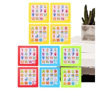 Puzzle a scorrimento numerico | Numeri Lettere Rompicapi Puzzle Giochi | Giocattoli Con Di Conteggio 'Intelligenza - Per Adulti e Bambini Gioco Casa Viaggio Party Favors Campeggio Scuola Compleanno