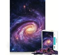 Puzzle a spirale con galassia, 1000 pezzi, per adolescenti, giocattolo antistress, taglio di alta qualità, regalo elegante 50x75cm