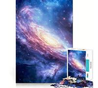 Puzzle a spirale con galassia, 1000 pezzi, per adolescenti, ideale per rafforzare la memoria, per una vita tranquilla e serena, con bordi di qualità e un regalo perfetto per Babbo Natale 50x75cm