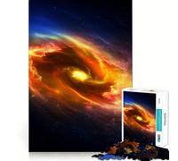 Puzzle a spirale Galassia Stelle di Fuoco per adolescenti, 1000 pezzi, gioco di logica stimolante, antistress, bordi trasparenti, regalo classico 38x52cm