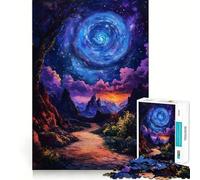 Puzzle a spirale galattico da 1000 pezzi per adolescenti, gioco per allenare la mente, divertente e rilassante, da assemblare, regalo perfetto 50x75cm