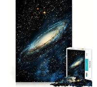Puzzle a spirale galattico nello spazio da 1000 pezzi per ragazzi, gioco di pensiero, divertimento condiviso, bordi precisi, articolo dei desideri di Babbo Natale 38x52cm