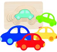 Puzzle a strati per auto in legno