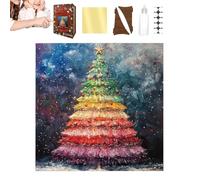 Puzzle A Tasselli Di Natale,Giocattoli Educativi E Divertenti | Kit Puzzle Albero Di Natale Per La Famiglia,Per Bambini Famiglia Amici Casa Scuola Festa Di Compleanno Educazione Interazione