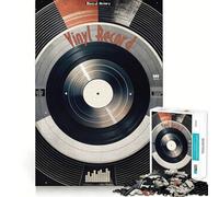Puzzle a tema musica retrò per adulti, 1000 pezzi, gioco per sviluppare la mente, hobby tranquillo, design, assemblaggio, regalo per le vacanze (38x26cm)