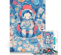 Puzzle a tema nucleo spaziale per ragazzi, 1000 pezzi, gioco di logica e abilità, rilassante, taglio preciso, regalo perfetto (38x52cm)