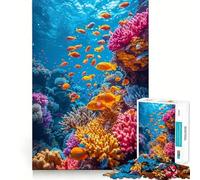 Puzzle a tema subacqueo per ragazzi,1000 pezzi,gioco stimolante per la mente,montaggio sicuro e attività di gruppo per i propri cari (38x52cm)