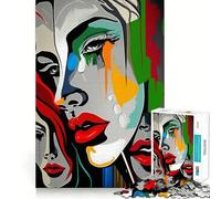 Puzzle a tre facce per ragazzi, 1000 pezzi, gioco di logica, divertimento rilassante, bordi lisci, regalo di compleanno 50x75cm