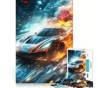 Puzzle "A tutta velocità nello spazio" da 1000 pezzi per adulti, gioco per esercizi mentali, antistress, design da assemblare, regalo elegante 50x75cm