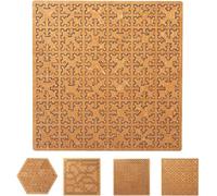 Puzzle a vassoio, puzzle in legno per adulti, forma irregolare, senza immagine, gioco di puzzle con vassoio di pensiero inverso, regalo perfetto per rompicapo (B)