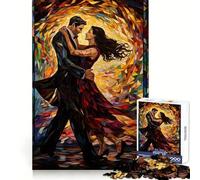 Puzzle a vetrata artistica "Amore" da 1000 pezzi per adolescenti, gioco per lo sviluppo delle capacità cognitive, design accogliente e rilassante, assemblaggio, regalo premuroso 38x26cm