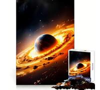 Puzzle a vortice spaziale e planetario per adulti, 1000 pezzi, rompicapo, per il tempo libero a casa, da assemblare, regalo di compleanno (38x52cm)