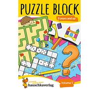 Puzzle Activity Book from 5 Years - Volume 1: Colourful Preschool Activity Books with Puzzle Fun: Labyrinth, Sudoku, Search and Find Books for Children, Promotes Concentration & Logical Thinking