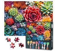 Puzzle ad acquerello, 1000 pezzi, design vivace, paesaggio desertico, di alta qualità, 27,5 x 19,7 pollici