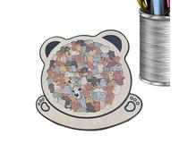 Puzzle ad Incastro | 135 Pezzi - Puzzle in Legno a Forma di Animale - Per I Bambini, La Famiglia, Le Feste, La Scuola, Il Compleanno E Il Natale