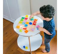 Puzzle ad incastro alfabeto - lettere di legno per bambini
