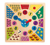 Puzzle ad incastro didattico - impara a leggere l’ora