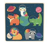 Puzzle ad incastro Vilac Astronauti Animali
