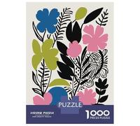Puzzle Adulti 1000 Pezzi, Abstract Floral Pattern with Bold Colors, Riduzione Dello Stress, Regalo Per Amanti Dei Puzzle, Cartone Premium, 52x38cm/1000pcs