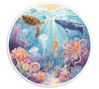 Puzzle Adulti 1000 Pezzi Coralli E Pesci Tropicali - Immagini Realistische Di Ecosistemi Marini. Pezzi in Cartone Spesso E Design Vivace. Perfetto Per Migliorare La Concentrazione.