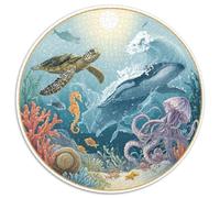 Puzzle Adulti 1000 Pezzi Fondali Marini - Rappresentazione Realistica Di Ecosistemi Sottomarini. Alta Qualità E Facilità Di Montaggio. Perfetto Per Migliorare La Concentrazione E Rilassarsi.