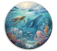 Puzzle Adulti 1000 Pezzi Oceano Profondo - Esplora I Misteri Dei Fondali Con Questo Puzzle Artistico. Tema Sottomarino, Colori Vivaci E Materiali Di Qualità. Perfetto Per Sfide Creative.