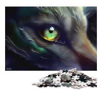 Puzzle Adulti Adulti Adulti Ragazzi Occhio del Lupo Puzzle Regalo Adulto 500 Pezzi (52x38cm)