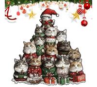 Puzzle Adulti - Design Decorativo Di Gatto Animale | Puzzle in Legno con 194 Pezzi per le Festività - Per Uomini Donne Ragazzi Ragazze Giovani Adolescenti Marito Figlio Figlia Famiglia Amici